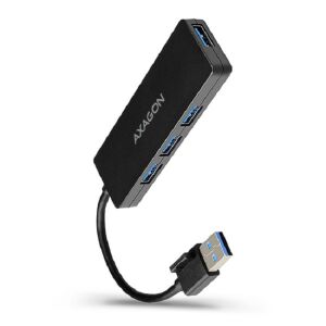 Axagon HUE-G1A 4-portový USB 3.0 Hub, uhlový pohľad - AXAGON