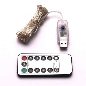 Iris 8 programov 10m USB svetelná dekorácia s diaľkovým ovládaním, 100 LED, viacfarebná - Iris