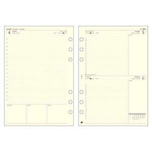 SATURNUS Refill pentru planificator zilnic, dimensiune L, Chamois, 2024 - Consumabile pentru capsator