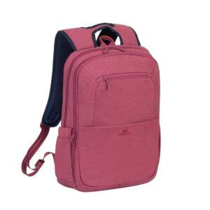 RIVACASE Suzuka 7760 15.6-inch laptop backpack in red, angled view - Laptop backpack