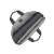 RIVACASE Lantau 8831 15.6 inch laptop bag, dark gray, open view, showing interior compartments