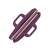RIVACASE Central 8231 15.6 inch laptop bag open with laptop inside, purple
