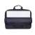 RIVACASE Central 8231 black laptop bag, 15.6 inch, open view, showing compartments