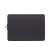 Black RIVACASE laptop sleeve, front view