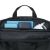 Inside view of RIVACASE Regent 8057 laptop bag with accessories
