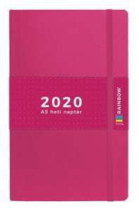 TOPTIMER A5 heti naptár, rózsaszín, 2020 - TOPTIMER