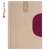 DAYLINER "Memphis" beige-eggplant B5 meeting notebook