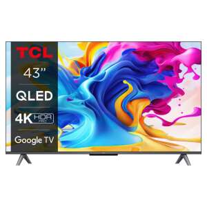 Televízor TCL 43C643 4K UHD Google Smart QLED, 109 cm