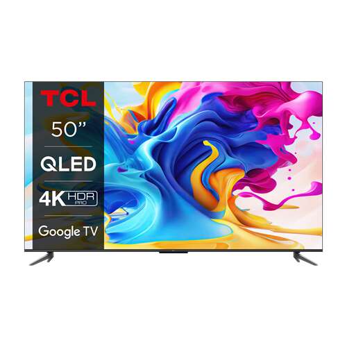 TCL 50 colos 4K QLED TV Dolby Atmos és Google TV-vel