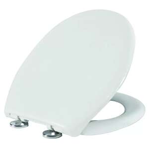 STYRON WC ülőke, fehér, fém zsanérral, Duna - WC ülőke