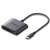Cititor de carduri UGREEN CM387 + USB, USB-C (negru) (80798) 57812388