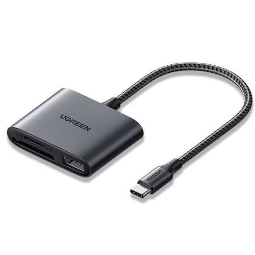 UGREEN CM387 Card Reader + USB, USB-C (black) 57812388