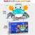 Crawling crab toy with LED lights and music, obstacle avoidance function