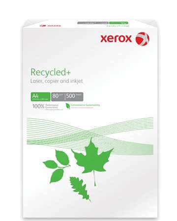 Hârtie pentru copiatoare XEROX, reciclată, A4, 80 g, XEROX Recycled Plus