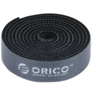 Klettband, Kabelbinder Orico 1m (schwarz) 57815876 Kabelführung
