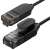 Ugreen Cat 6A Ethernet Patchkabel, schwarz, 1 Meter