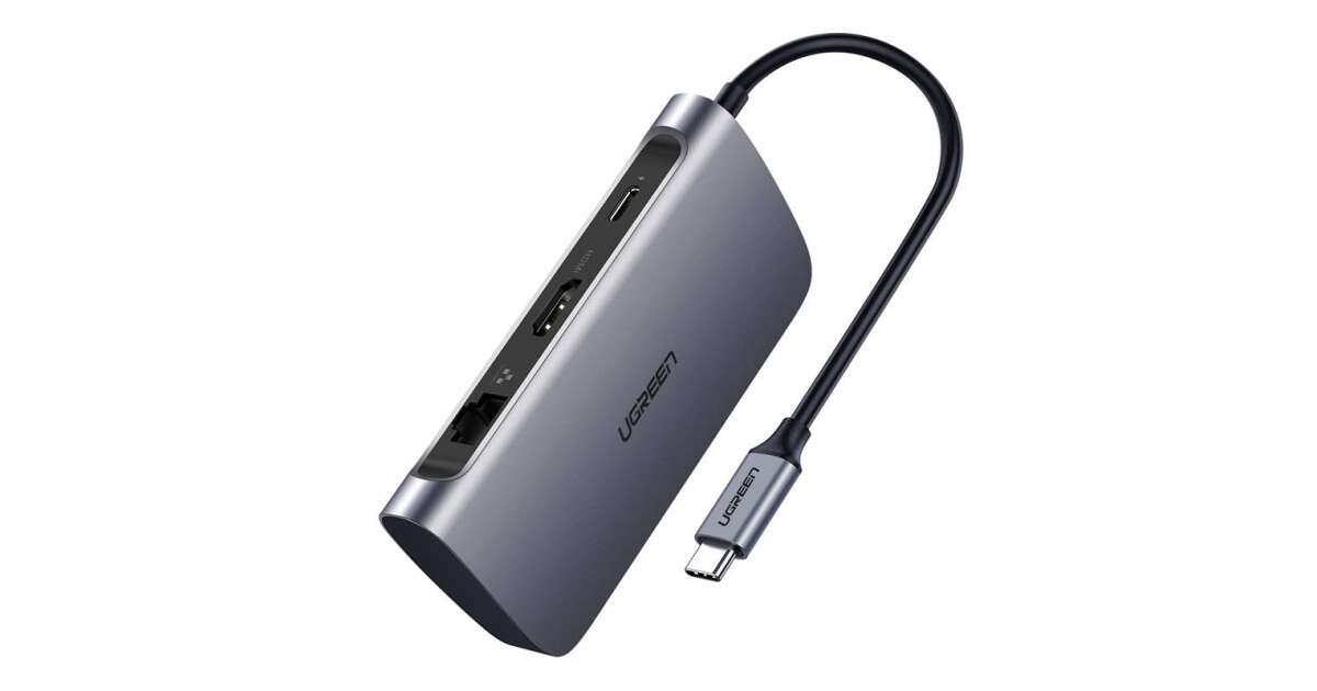 UGREEN USB-C Hub (USB-A, HDMI, RJ45, SD)