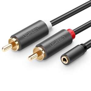 UGREEN 3,5 mm auf 2 RCA Audiokabel, 0,25 m, grau - Ugreen