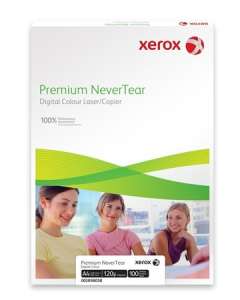 XEROX Spezialmedien, reißfest, A4, 120 Mikron, auf Kunststoffbasis, wasserfest, XEROX "Nevertear" 31544146 Farbbänder für Drucker