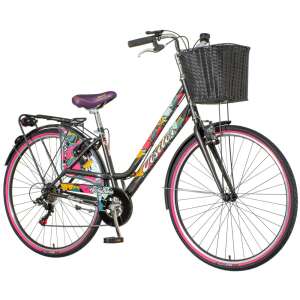 Visitor Arrythmia városi kerékpár Fekete-Rózsa 59043453 Női kerékpárok