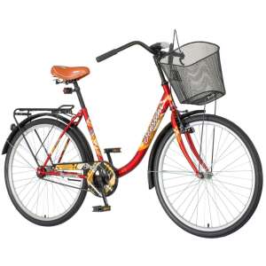 Venssini Eternity női városi kerékpár Bordó 57820926 Női kerékpárok