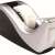 3M Scotch C60 Desktop Tape Dispenser, silver and black, with tape roll