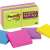 3M Post-it Super Sticky jegyzettömb, vegyes színű