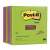3M Post-it Super Sticky Notes, 76x76 mm, 12x90 sheets, assorted colors