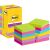 3M POSTIT Self-adhesive notepad, 76x76 mm, 12x90 sheets, 3M POSTIT "Super Sticky", mixed 92240732
