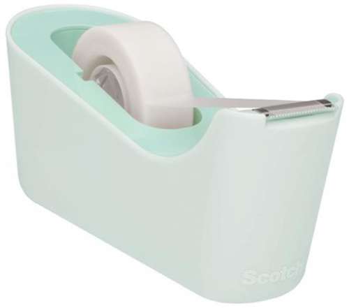 Dispenzer za ljepljivu traku Scotch, menta zelena, stolni, prepunjen trakom