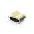 3M Post-it Note Dispenser, black and clear, with yellow Post-it notes