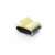 3M Post-it Note Dispenser, black and clear, with yellow Post-it notes