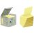 3M POSTIT Self-adhesive notepad, "Z", 76x76 mm, 6x100 sheets, environmentally friendly, 3M POSTIT, yellow 31579323