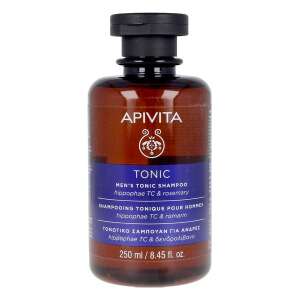 Apivita Men's Tonic Shampoo, 250 ml, for hair loss, with hippophae TC and rosemary - Shampoo