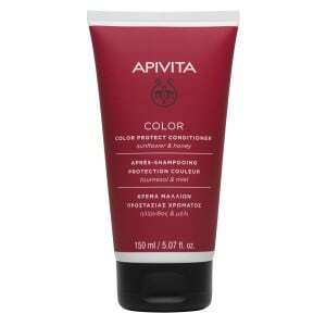 Apivita Color Protect Conditioner, 150 ml, for color-treated hair, with sunflower and honey - Hair conditioner
