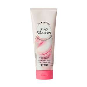 Victoria's Secret Pink Macaron Body Lotion, 24-hour moisture with essential oils, pink macaron scent - Body lotion