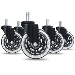 5 db-os pótkerék készlet gurulós irodai székhez (BB-20312)