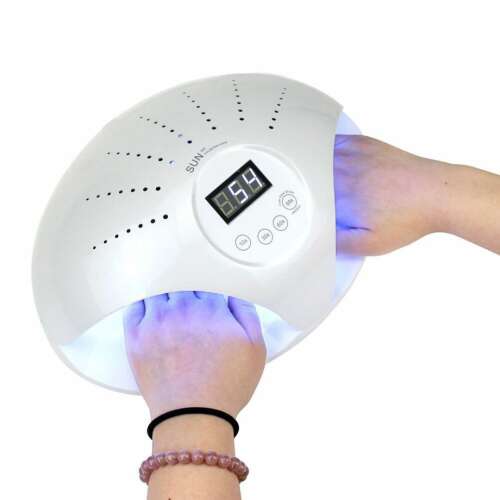 Digitális kijelzős kétkezes műkörmös LED UV lámpa érzékelővel, időzítővel (BBV) 57852829