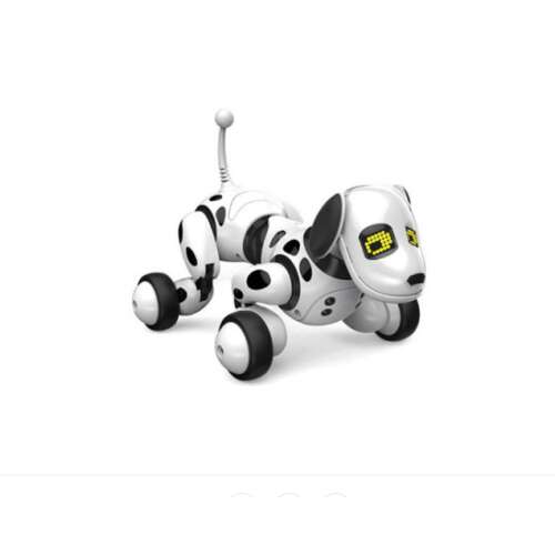 Intelligens, távirányítós robot kutya -  sétáló, hemperegő, ugató, táncoló és éneklő robot házikedvenc (BBJ)