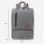 Batoh na notebook Dollcini, Rozmery: 45cm x 32cm x 16cm, Sivá
