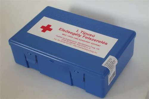 Erste-Hilfe-Kasten für bis zu 30 Personen ";1.", blau