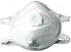 Staubmaske mit Partikelfilterplatte und Ventil "SUPAIR FFP3 NR D SL" 5 Stück 31544832 Mundschutzmasken