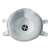 Supair FFP3 NR D SL valve respirator mask, inside view