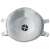 Supair FFP3 NR D SL valve respirator mask, inside view