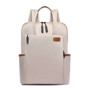 Rucsac pentru laptop Dollcini, Alb, Rezistent la apă, Rezistent la zgârieturi, Școală, Călătorie, Lucru - Dollcini