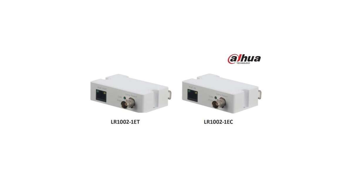 Dahua LR1002-1ET 1x RJ45 10/100, 1x BNC, PoE support Ethernet over