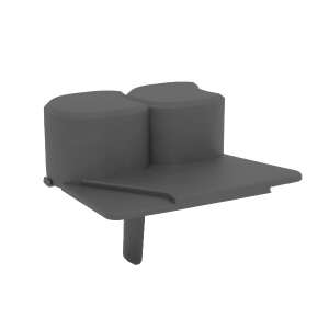 MIDI PLUS kerti szegély készlet, 2,1m, grafit - Ágyásszegély