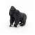 Papo Gorilla Figurine, realistic animal toy for kids, black gorilla figurine