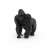 Papo Gorilla Figurine, realistic animal toy for kids, black gorilla figurine