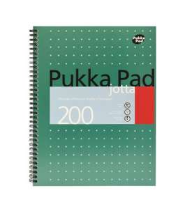 Pukka Pad Jotta Squared Spirálfüzet, 200 oldal, zöld - Pukka